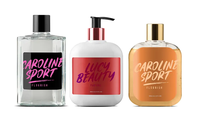 Fairing Brush Typeface Used On Perfume Bottle's Labels