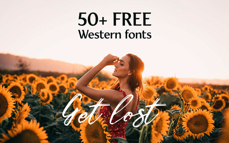 50+ Free Western Fonts