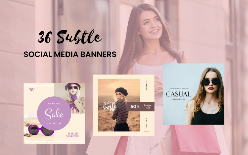 36 Subtle social media banners