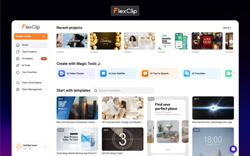 flexclip video editor, flexclip video maker