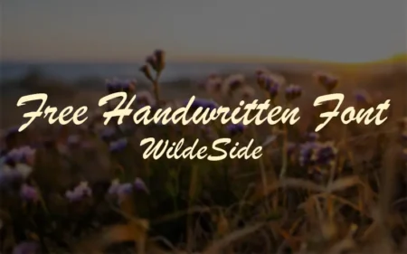 Free Handwritten Font WildeSide