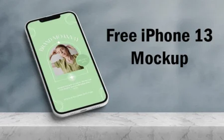 Free iPhone 13 Mockup