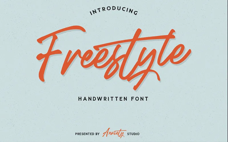 Freestyle Handwritten Script Preview