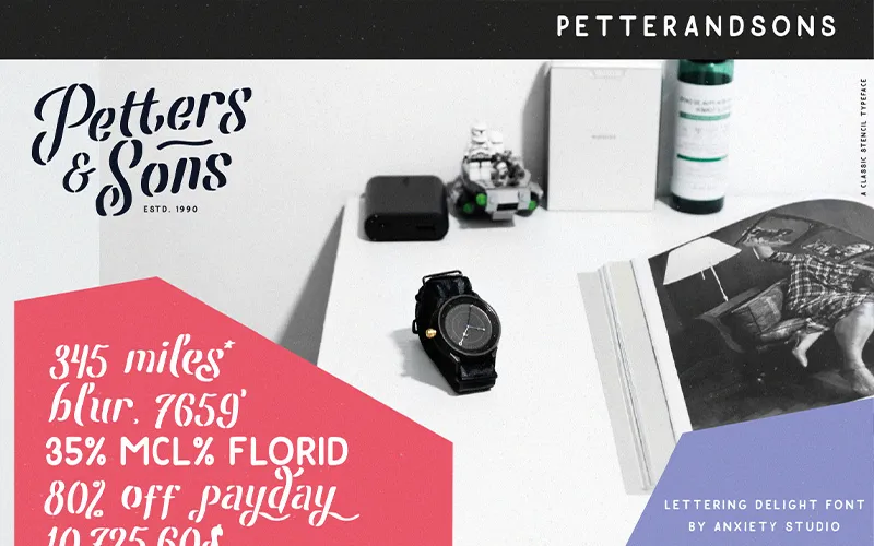 Extrordinary Handmade Leatherhand Fonts Duo Preview