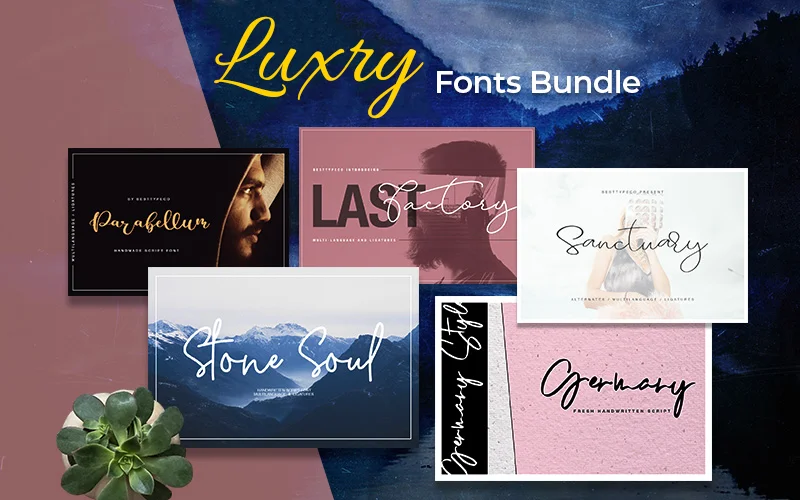 Luxury Fonts Bundle