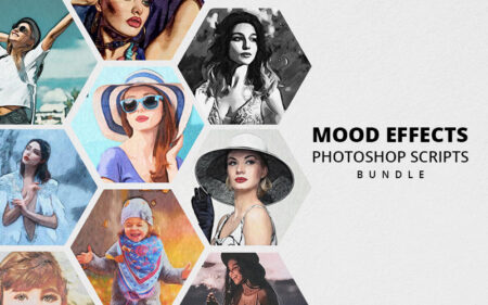 60 Photoshop Mood Actions Bundle - Vol 1 & Vol 2 Feature Image