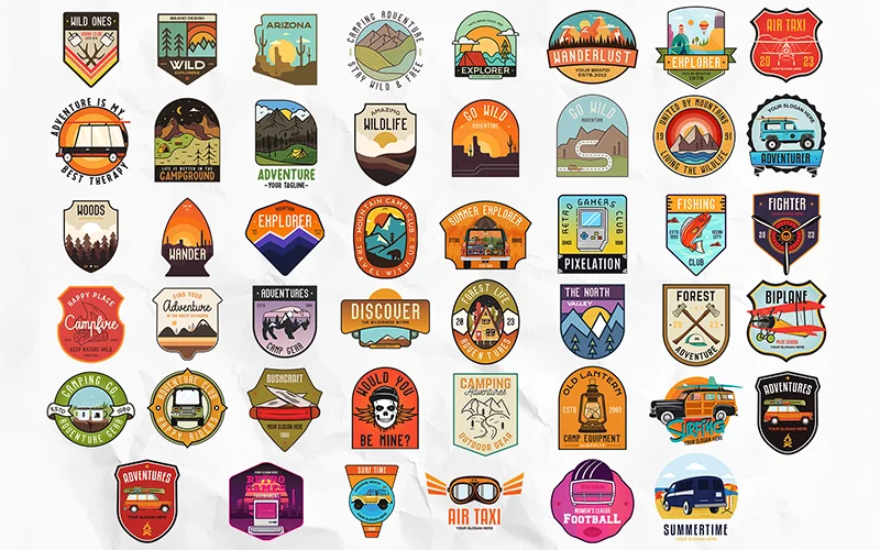 Outdoor Adventure Badges Preview