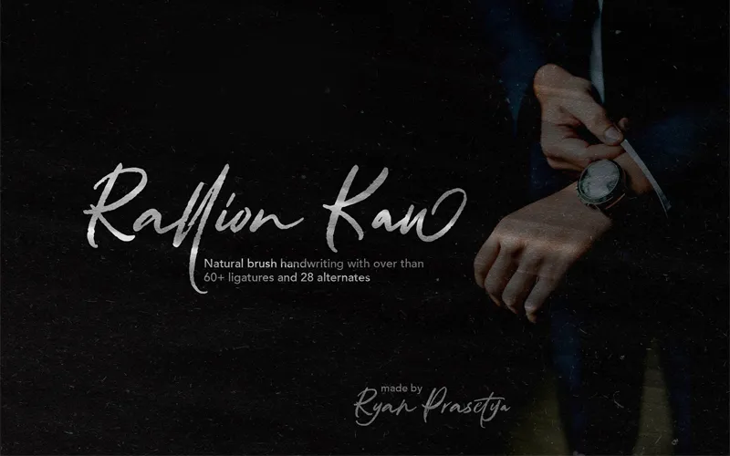Rallion Kaw Font Preview