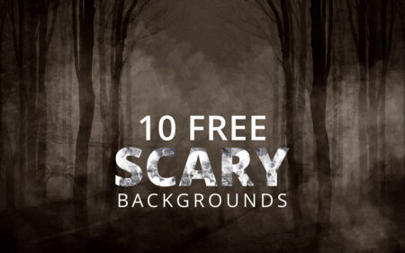 10 Free Scary Backgrounds Feature Image