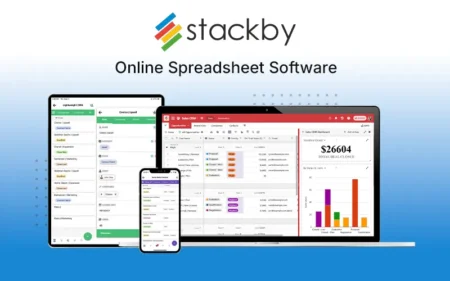 Stackby Online Spreadsheet software Annual Deal Feature Image