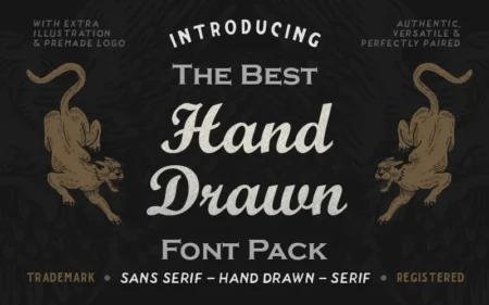 The Best Hand Drawn Font Pack