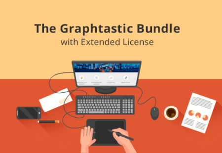 560+ Vector Illustrations, Fonts & Cliparts Bundle Feature Image