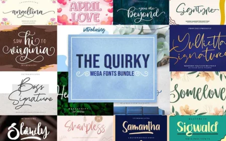 The Quirky Mega Fonts Bundle