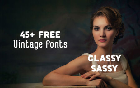 Vintage Fonts Feature Image