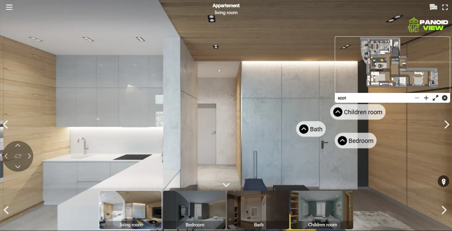 Panoid View - 360° Virtual Tour Creator