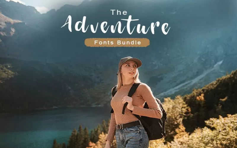 adventure fonts bundle