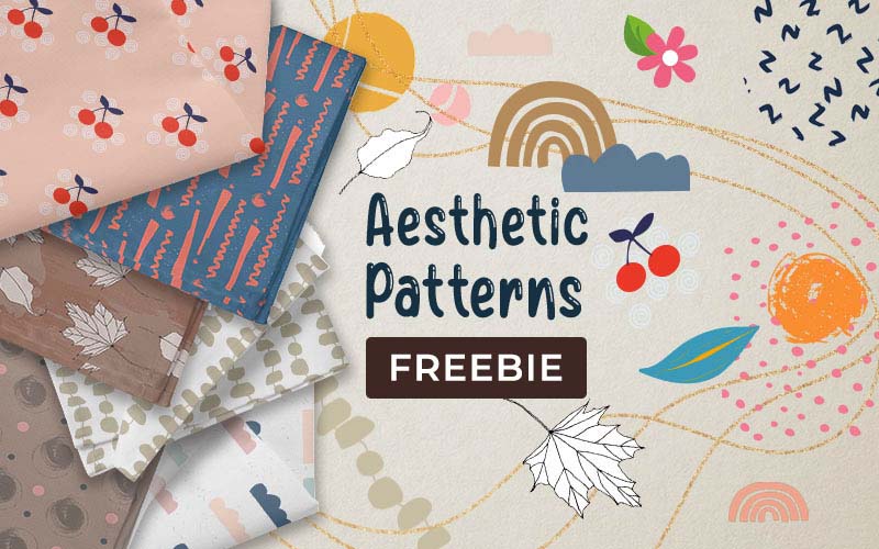 Aesthetic Patterns Freebie Banner