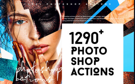 1290+ Photoshop Actions Bundle For Portraits
