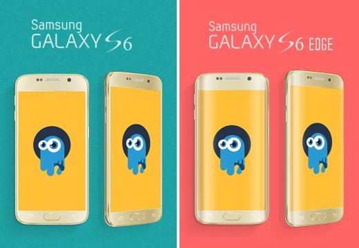 Free High-Res Samsung Galaxy Mockup S6 & S6 Edge