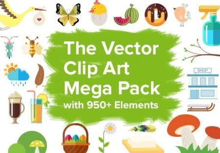 950+ Vector Clip Art Bundle Feature Image