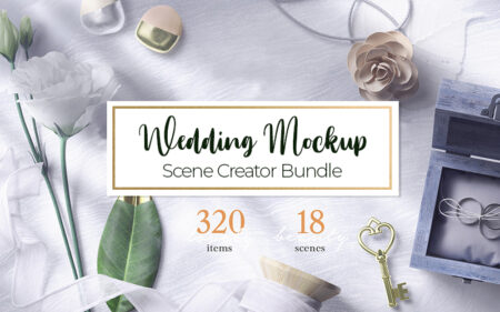 Wedding Mockup Scene Creator Bundle Feature Image