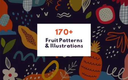 Fruit Patterns & Illustrations Bundle Feature Image