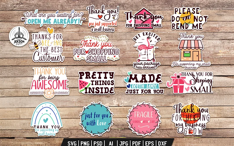 Small business sticker pack