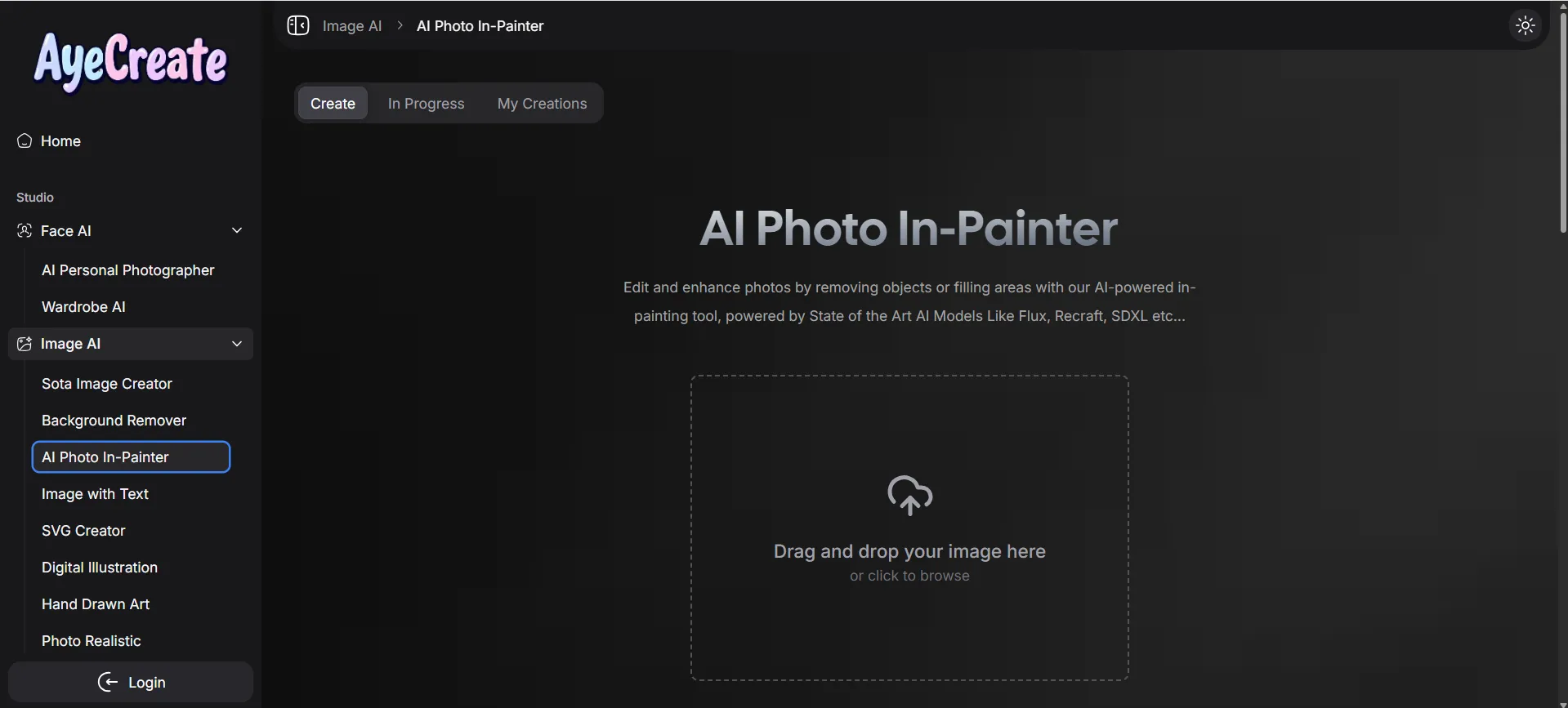 AI Photo In- Painter