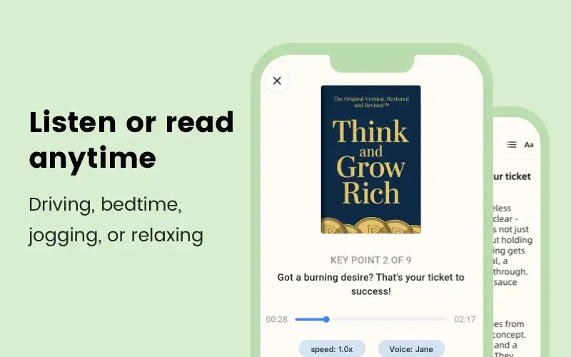 LeapAhead Audiobook Mode