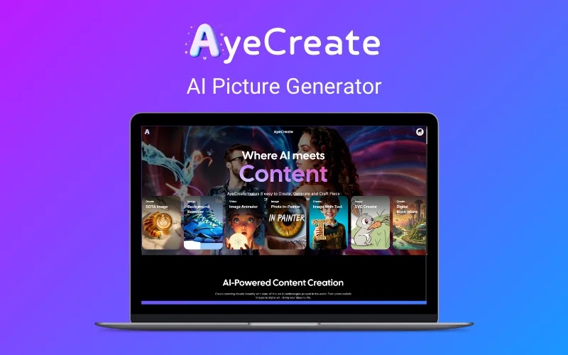 Aye Create AI Picture Generator Feature Image