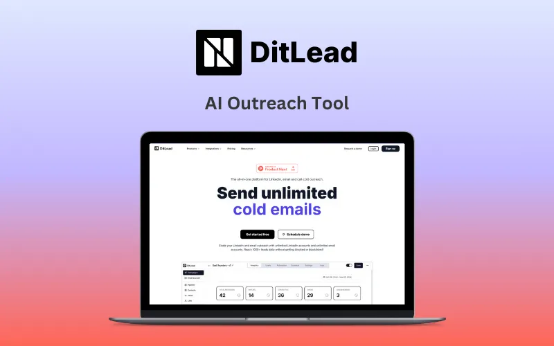 Ditlead AI Outreach Tool Feature Image