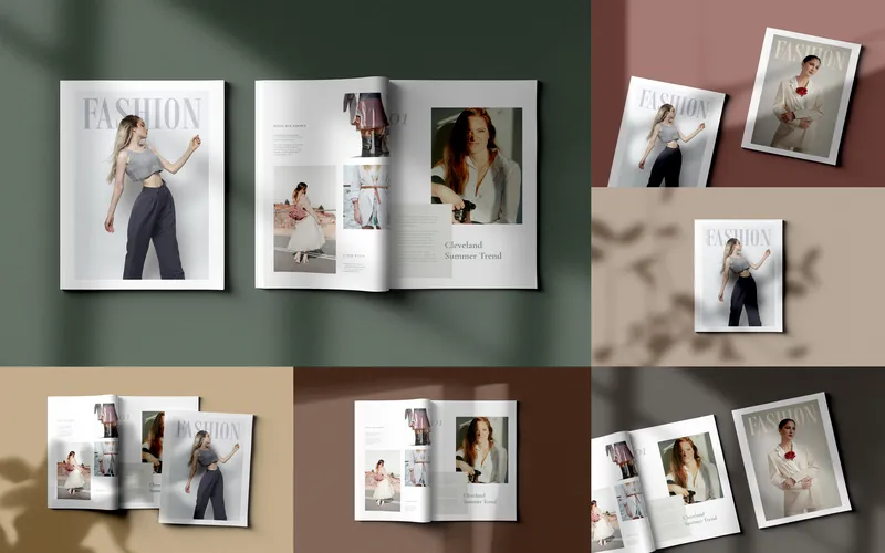 PSD Magazine Mockups