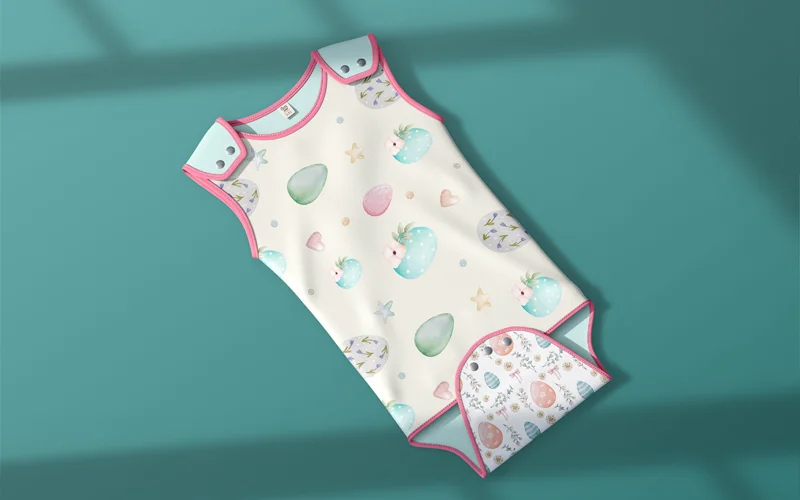 Baby clothe with egg prints