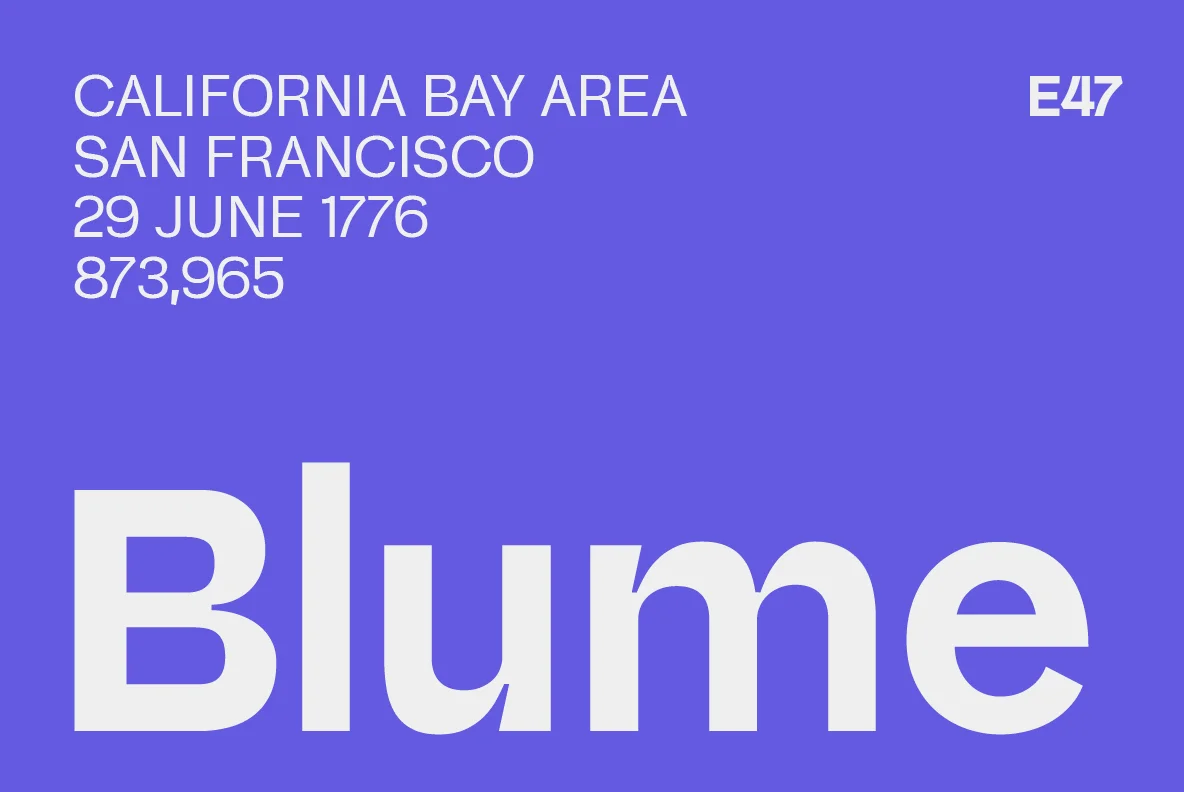 Nomixa Sans Serif Font Family Blume Font