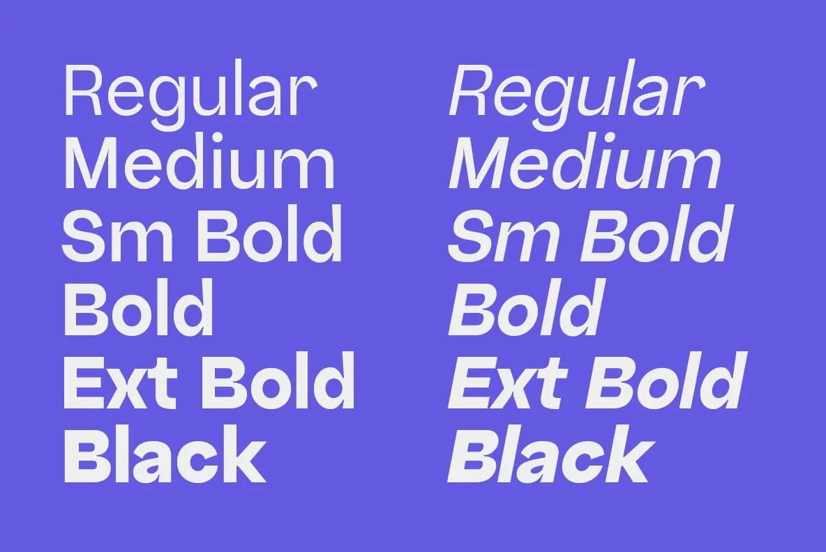 Nomixa Sans Serif Font Family Semi Bold Alphabets