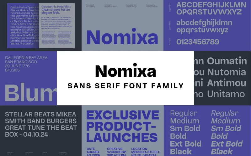 Noxima - Sans Serif Font Bundle Feature Image