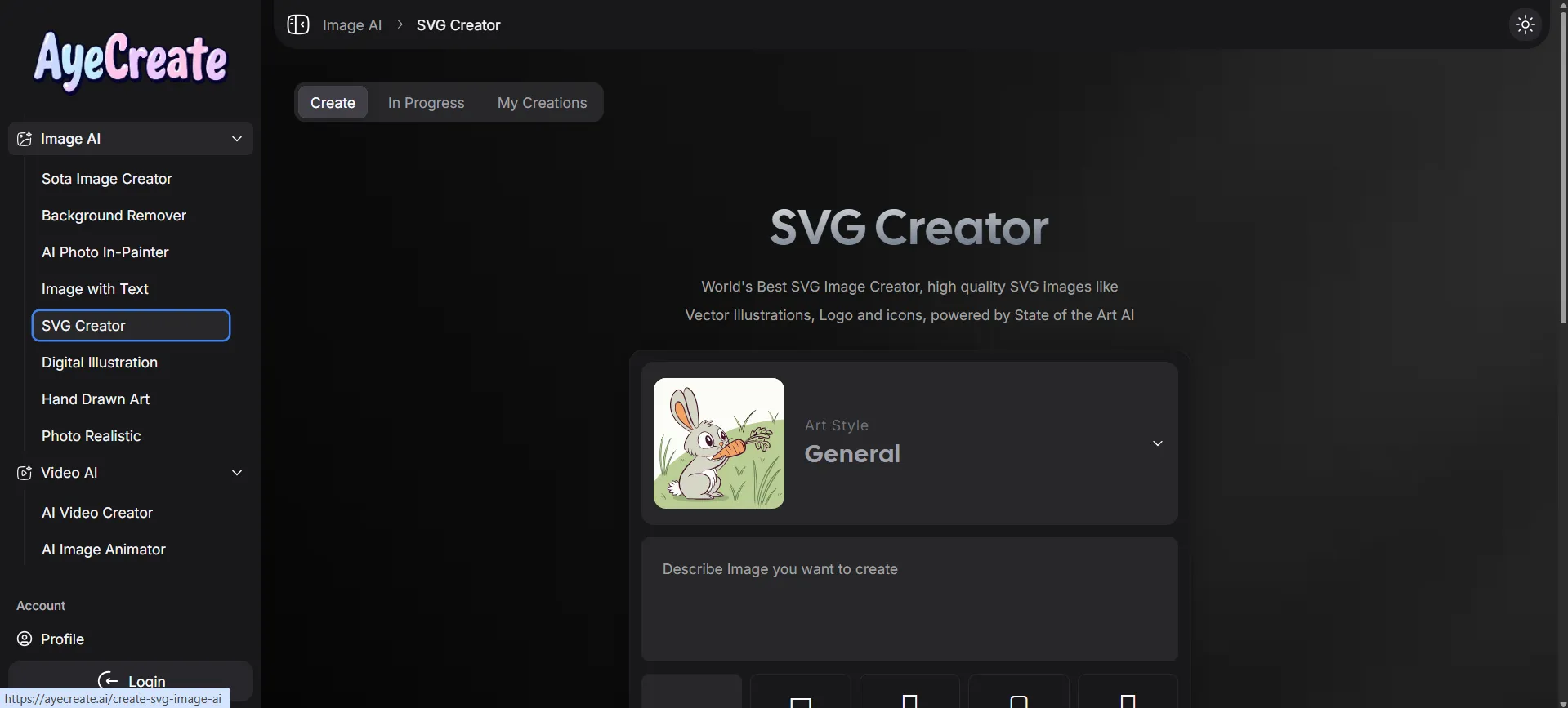 SVG Creator AI Picture Generator