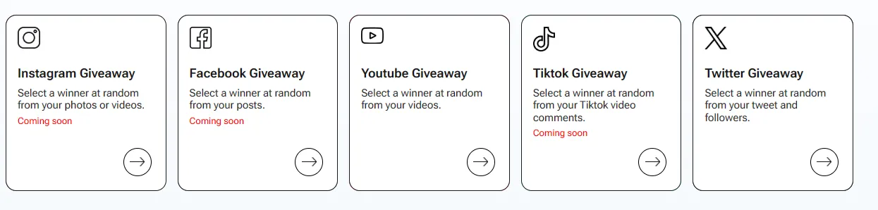 Raffle Select AI Supported Platforms