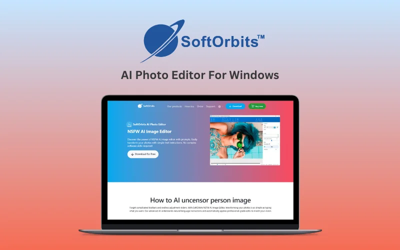 SoftOrbits AI Photo Editor Feature Image
