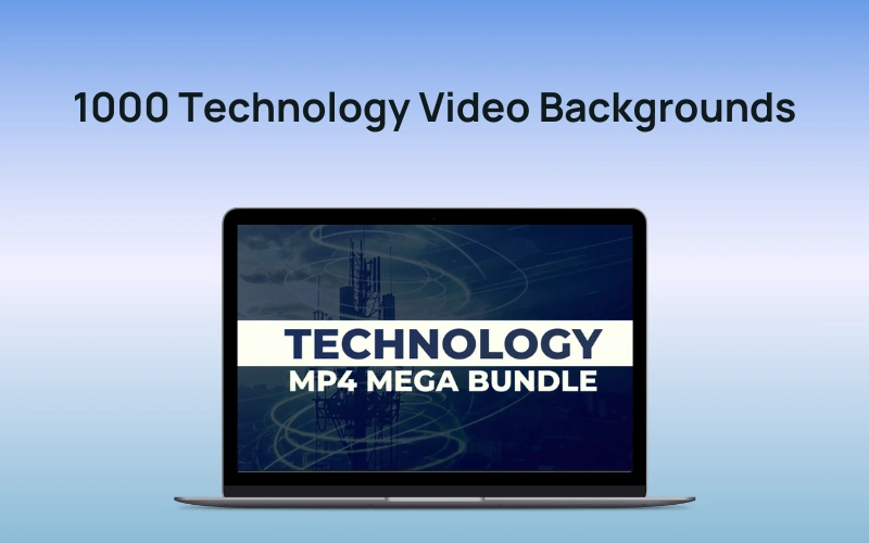 Technology Video Backgrounds Bundle Feature Image