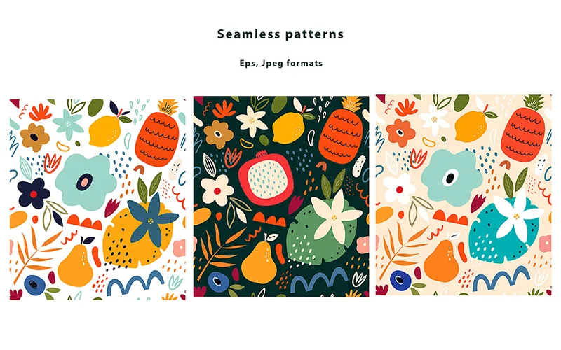 fruit pattern preview