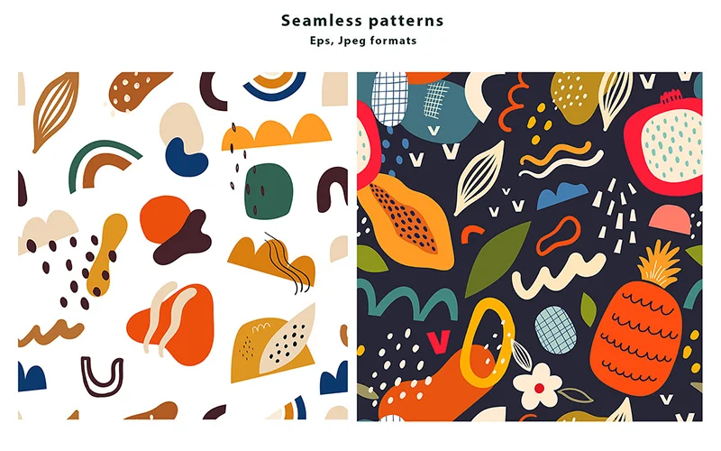 Fresh fruit patterns