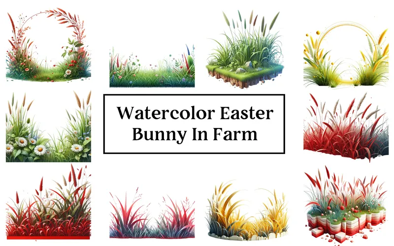 Bunny In Farm Illustrations