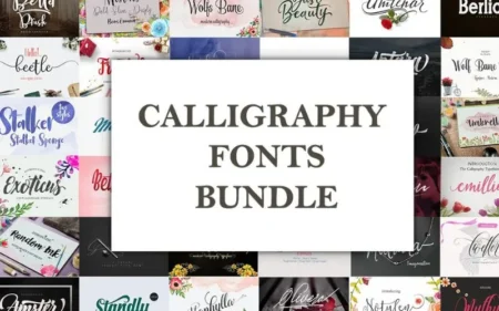 Calligraphy Fonts Feature Image Extended License
