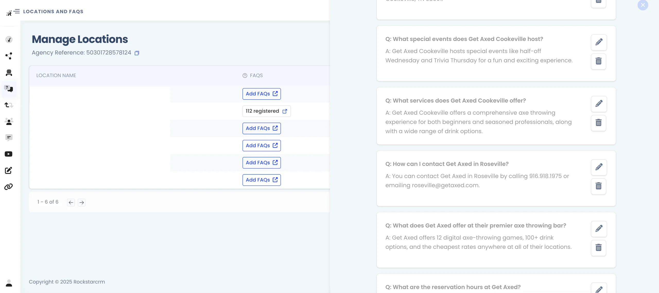 ChatbotAI - AI Chatbot Generator Manually Update FAQs feature