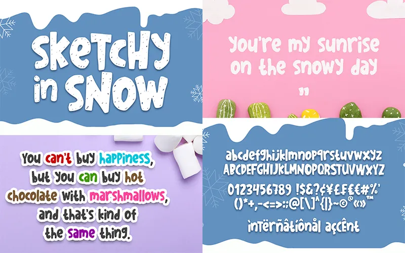 Symbols and characters supported by Character supported by the crafting fonts