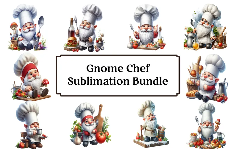 Gnome Chef PNGs