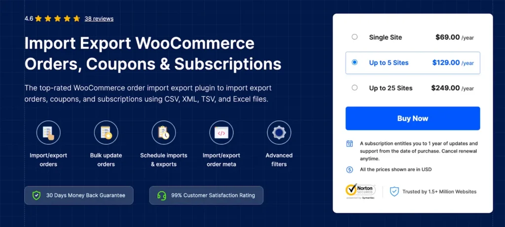 Import And Export Orders Plugin