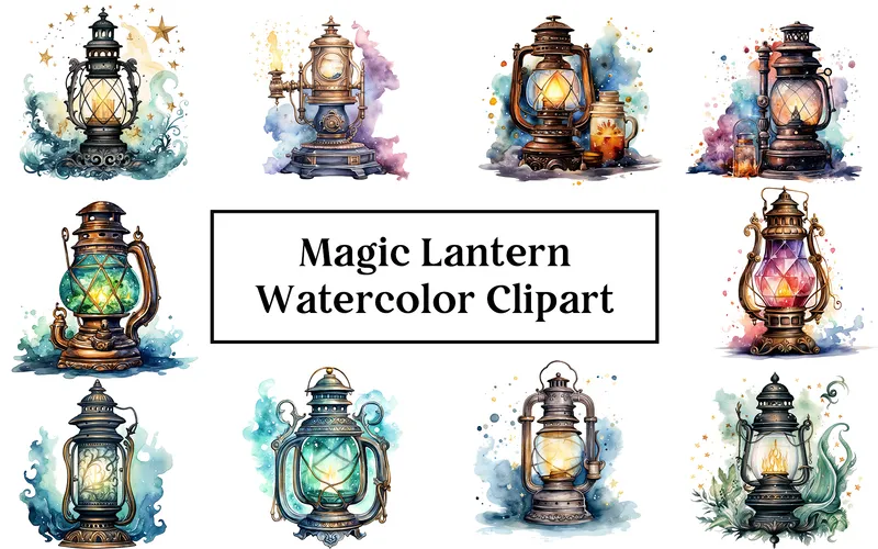 Magic Lantern Fantasy Clipart Images