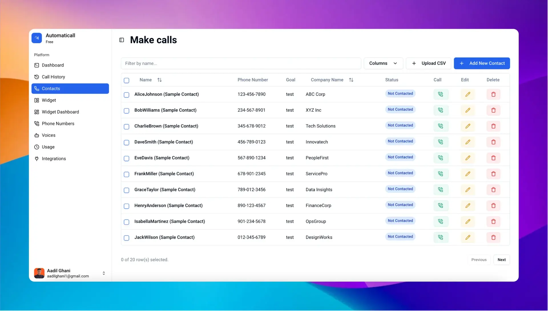 Automaticall – AI Sales Assistant Software - Make Calls